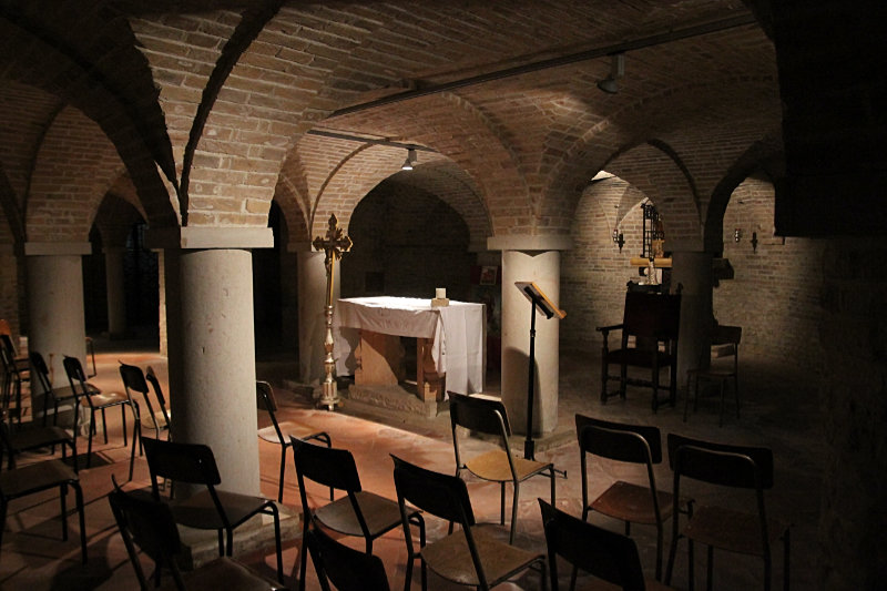 La cripta della Basilica