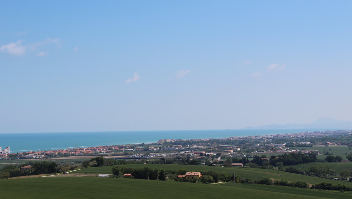 Vista di Marotta da Mondolfo